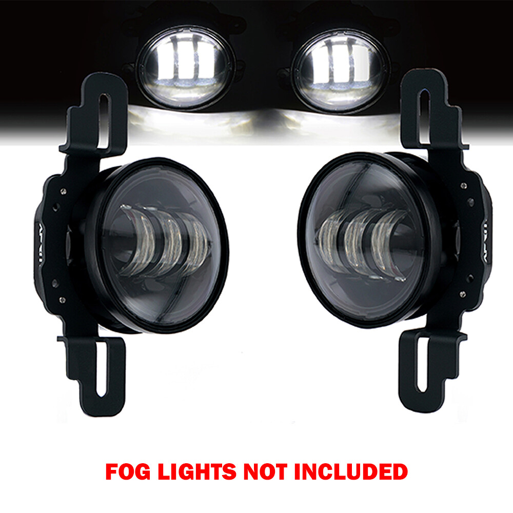 LED Fog Light Mounting Brackets for 2013-2026 Jeep Wrangler JK JL JT Rubicon