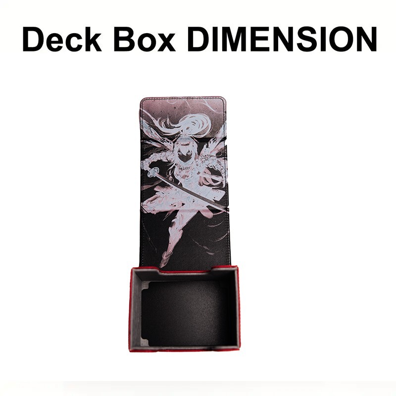 Card Deck Box Fit for MTG Deck Box with Black Card Dividers, 4 Pack COMBO