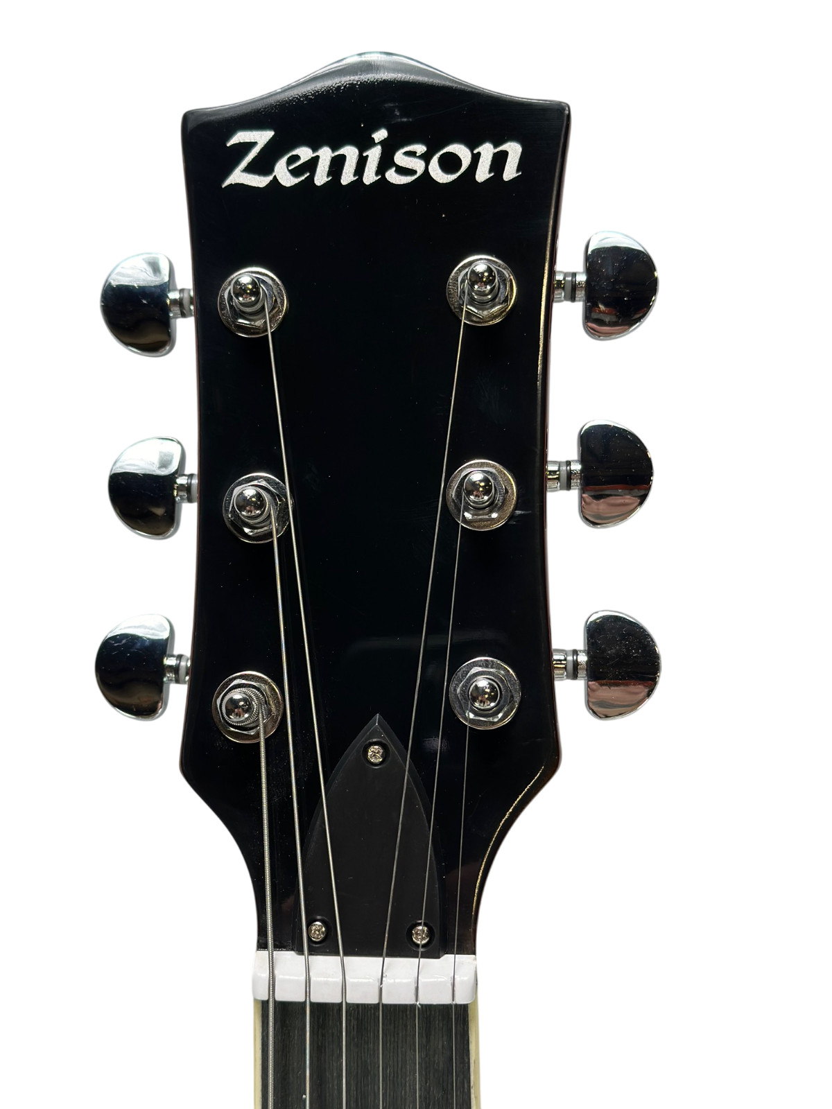 Zenison Steel Pan Acoustic Electric Resonator Guitar Single Cutaway Sunburst