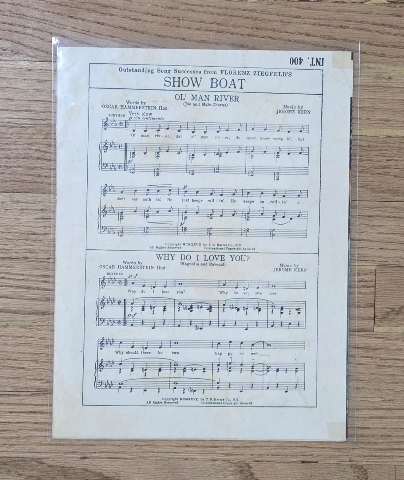 (8) Vintage Music Sheets Lot
