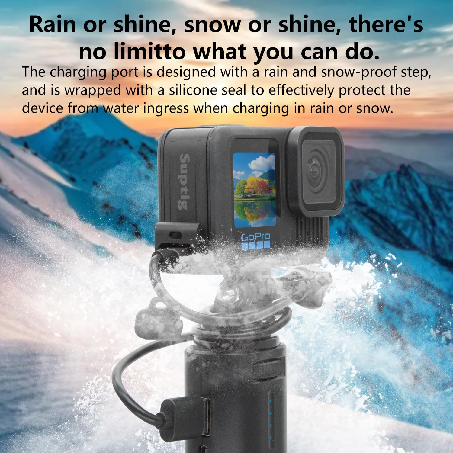 Upgraded Battery Door Cover, Replacement Side Door for Gopro Hero 13 Hero 12 Her