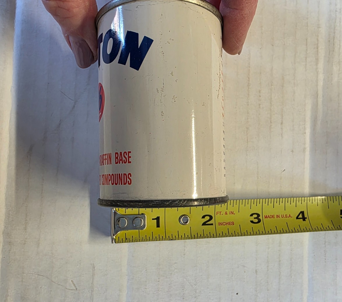 Vintage Union 76 Triton Paraffin Base Motor Oil Mini Can Coin Bank RARE Find