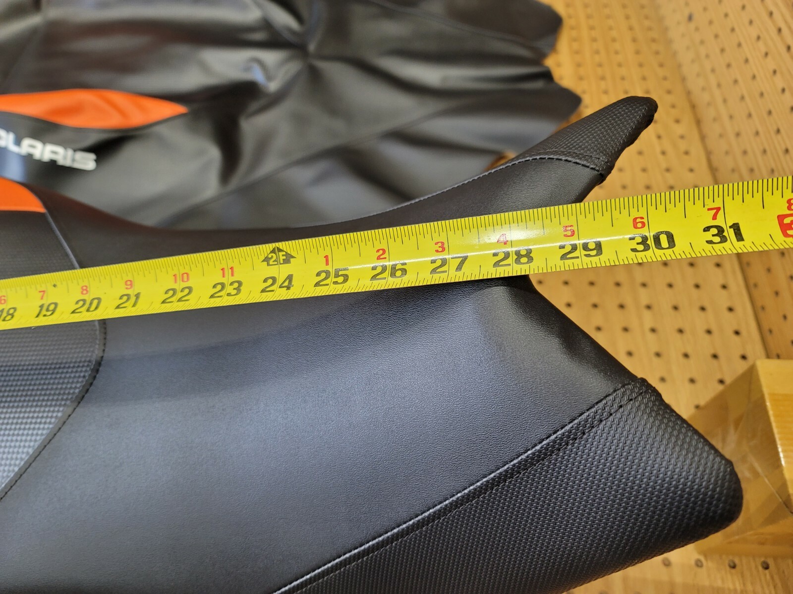 POLARIS SPORTSMAN 550 850 1000 XP SEAT COVER 2009 TO 2017 (BLACK&ORANGE) [P*-21]