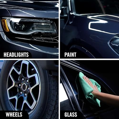 Hybrid Solutions Ceramic 3-in-1 Car Detailer, Waterless 32 Fl Oz (Pack of 1)