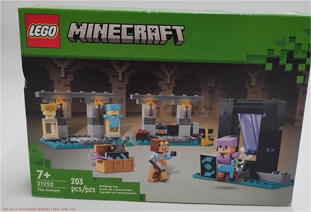 LEGO Minecraft The Armory Building Set 21252 *SEE DETAILS*