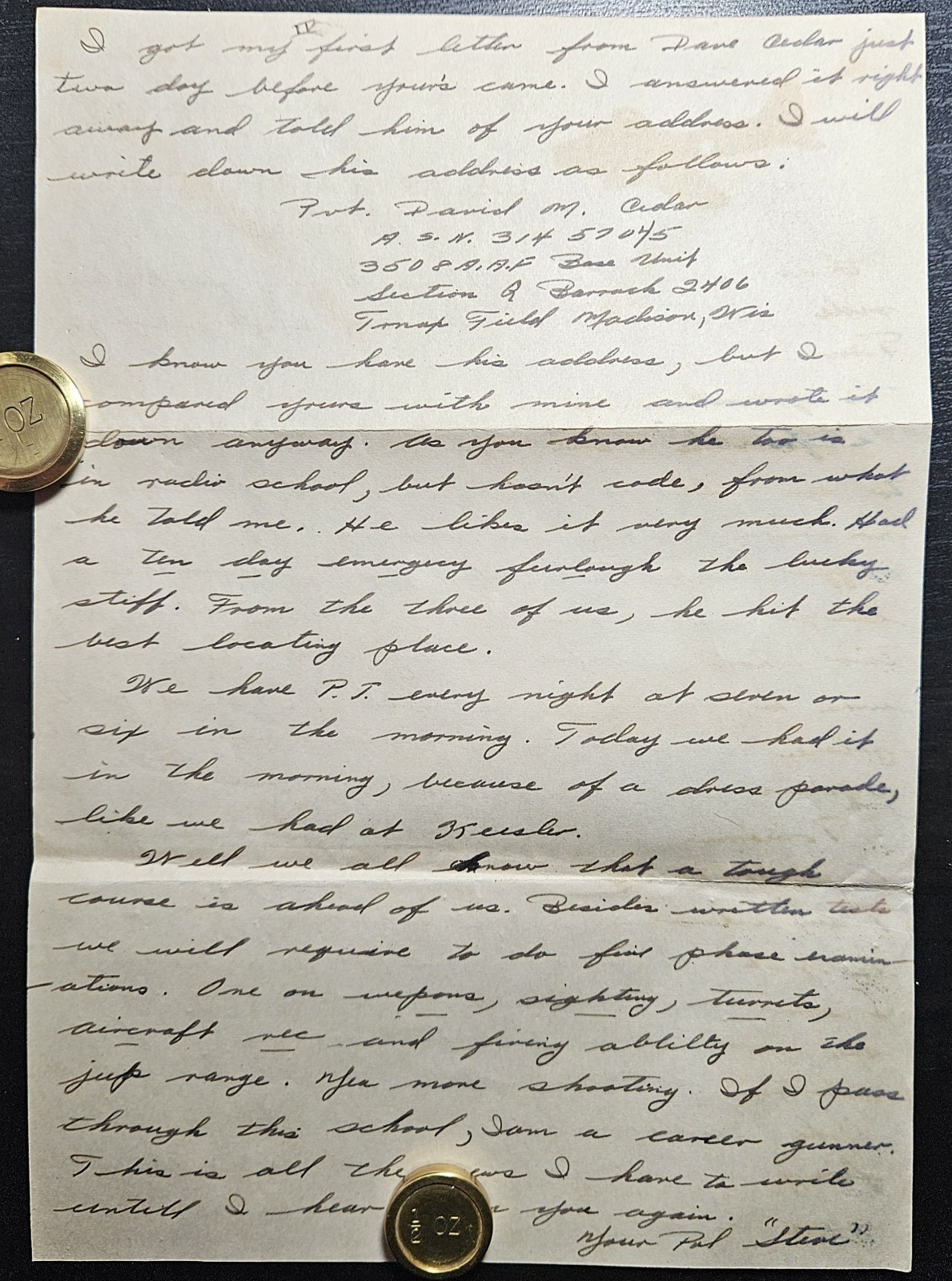 Fort Myers FL WWII Flexible Gunnery School B-17 Flying Fortress 1944 Read Desc