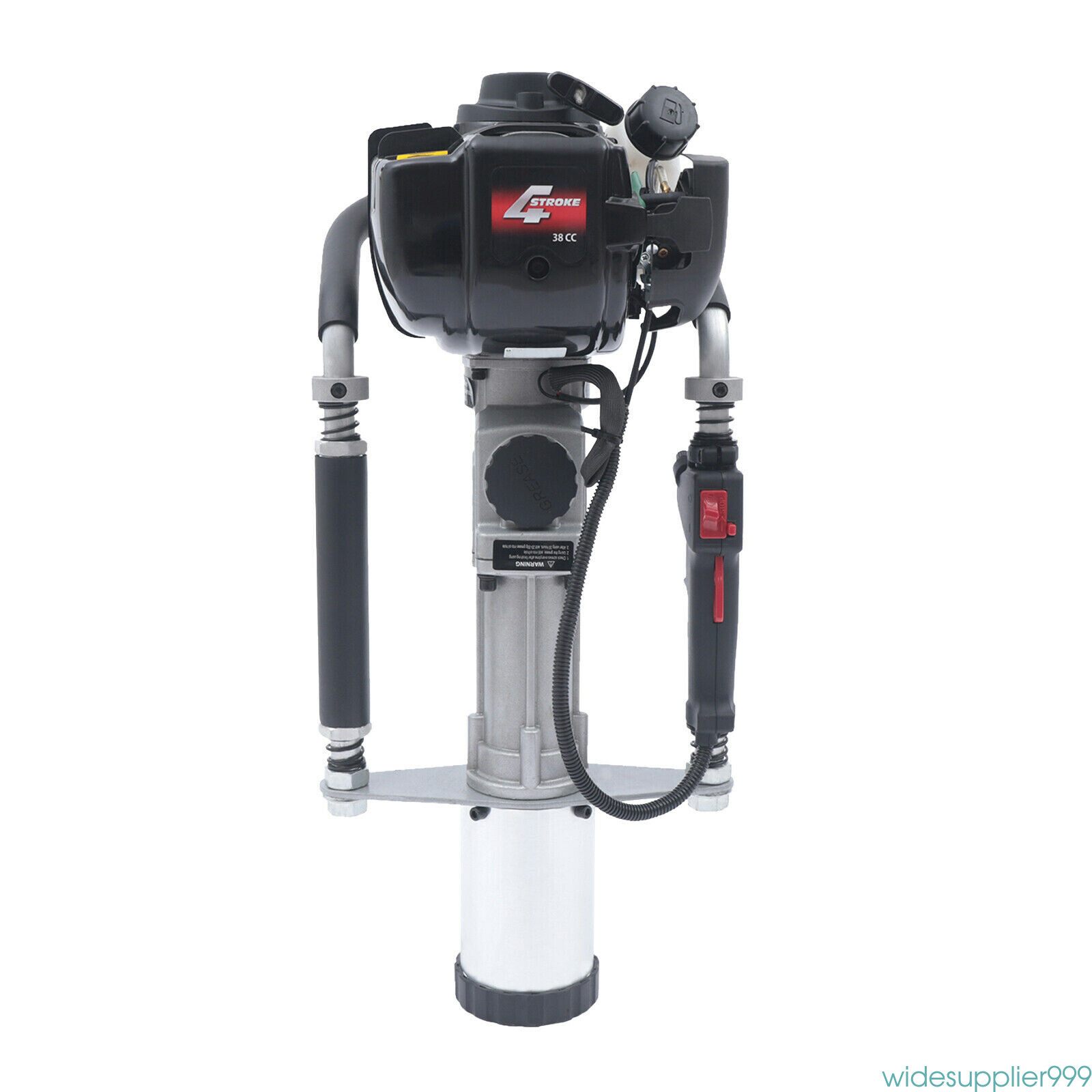 4 Stroke Gas Power Fence Pile Driver Push Gasoline Engine Heavy Duty