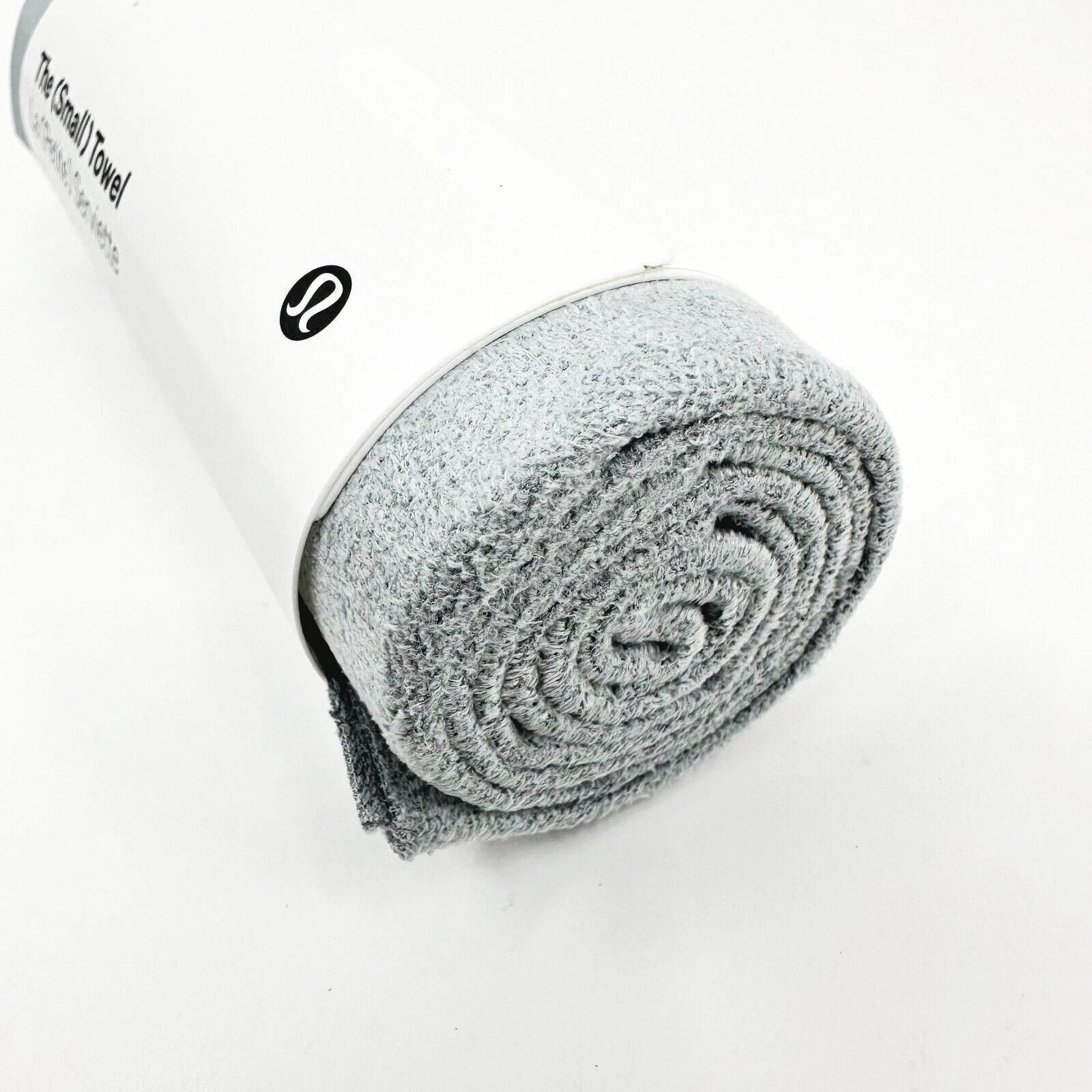 Lululemon The Small Towel Microfibre 16" x 26" Hail Grey Yoga Biking Gym NEW