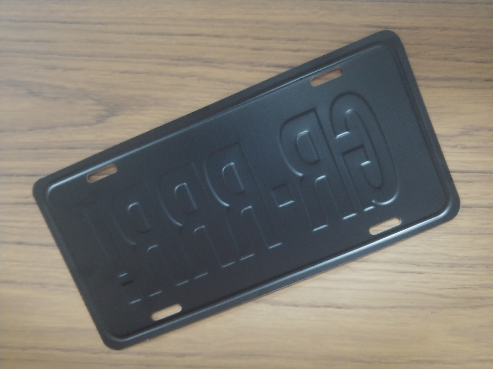 Vintage GR-RRR! License Plate GTO THE JUDGE Embossed Metal New Old Stock #2153