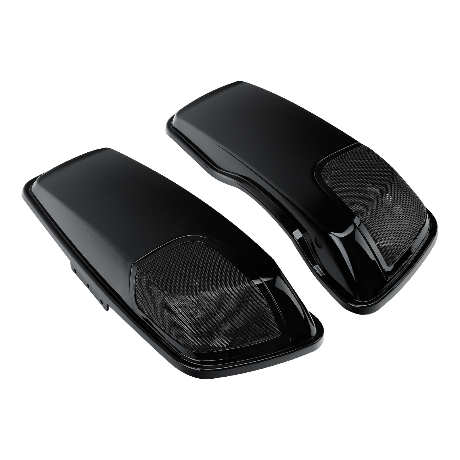 Saddlebag Lids Speaker Cutouts Fit For Harley Touring Road King Glide 2014-2024
