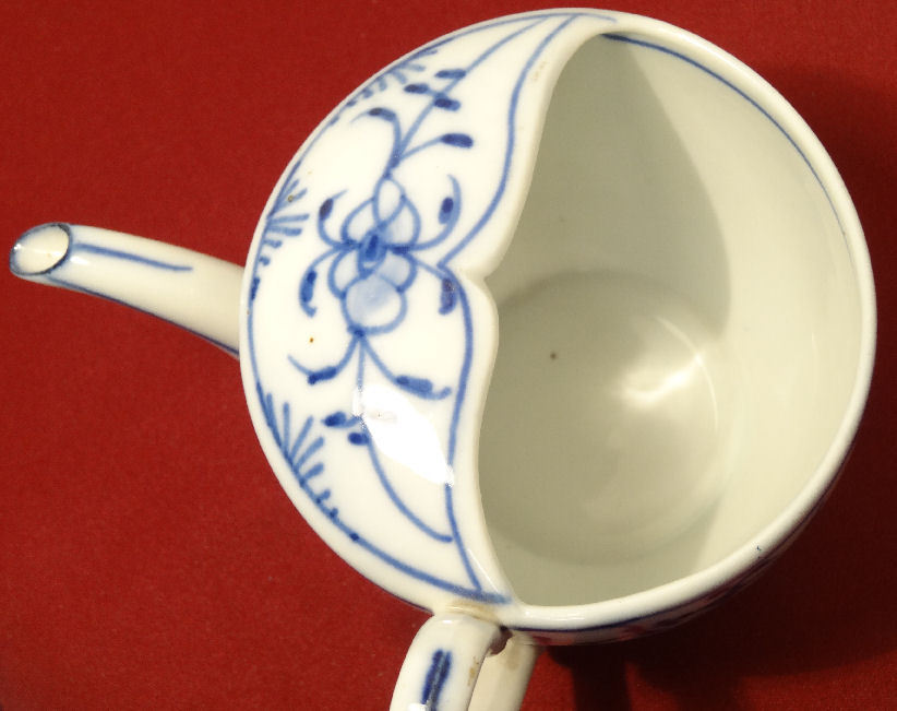 COPENHAGEN Pattern Flow Blue Porcelain Bedside Finger Candle Lamp & Neti Pot