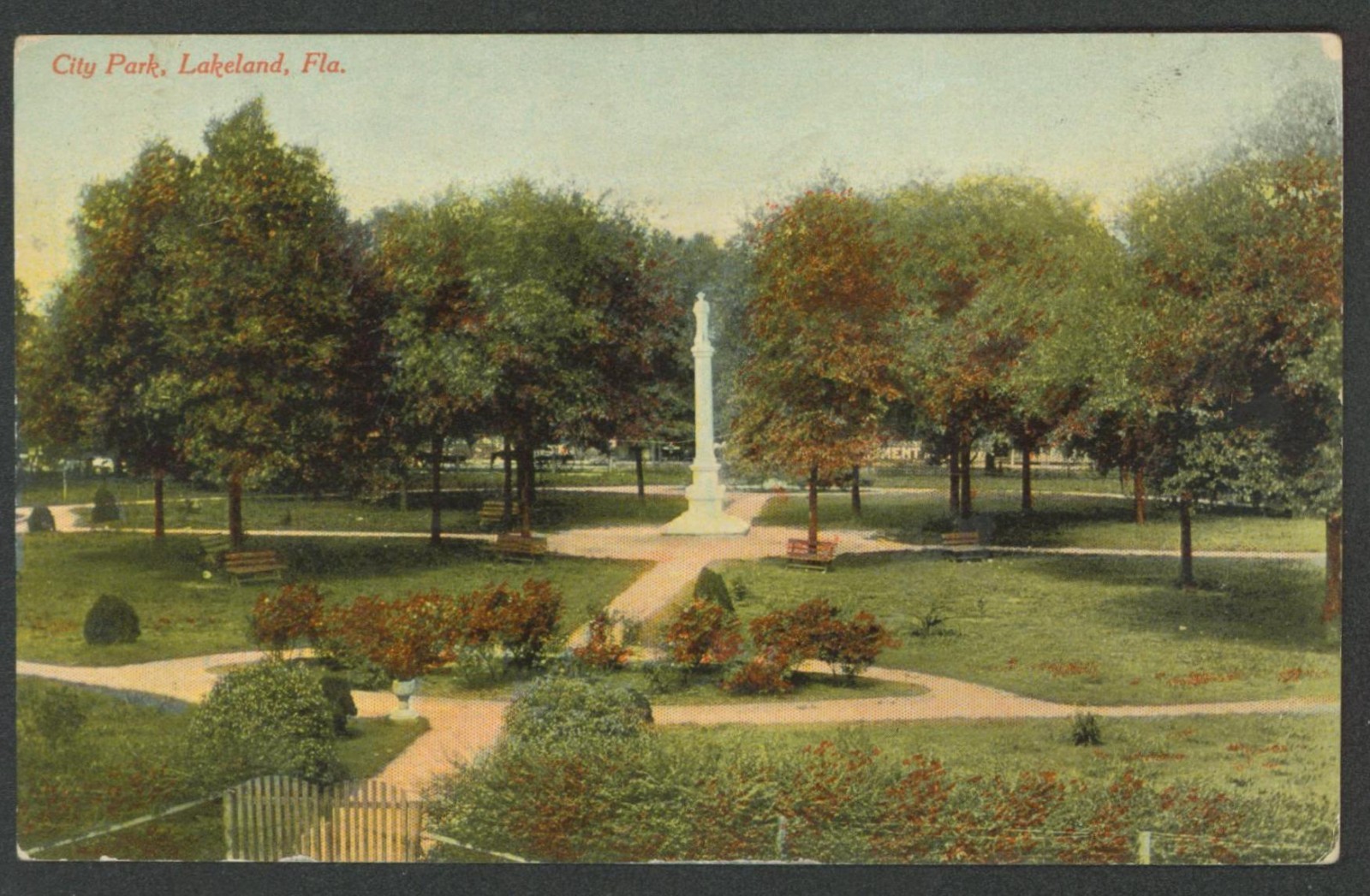 90 ~ "INDIAN FORDING THE BIG HORN R. ~ By F.A. RINEHART, OMAHA, NEB. 1900"