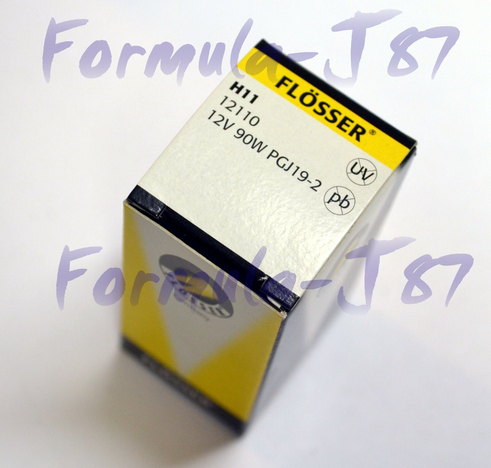 Flosser Rally H11 90W 12110 Two Bulbs Head Light Low Beam Replace High Wattage