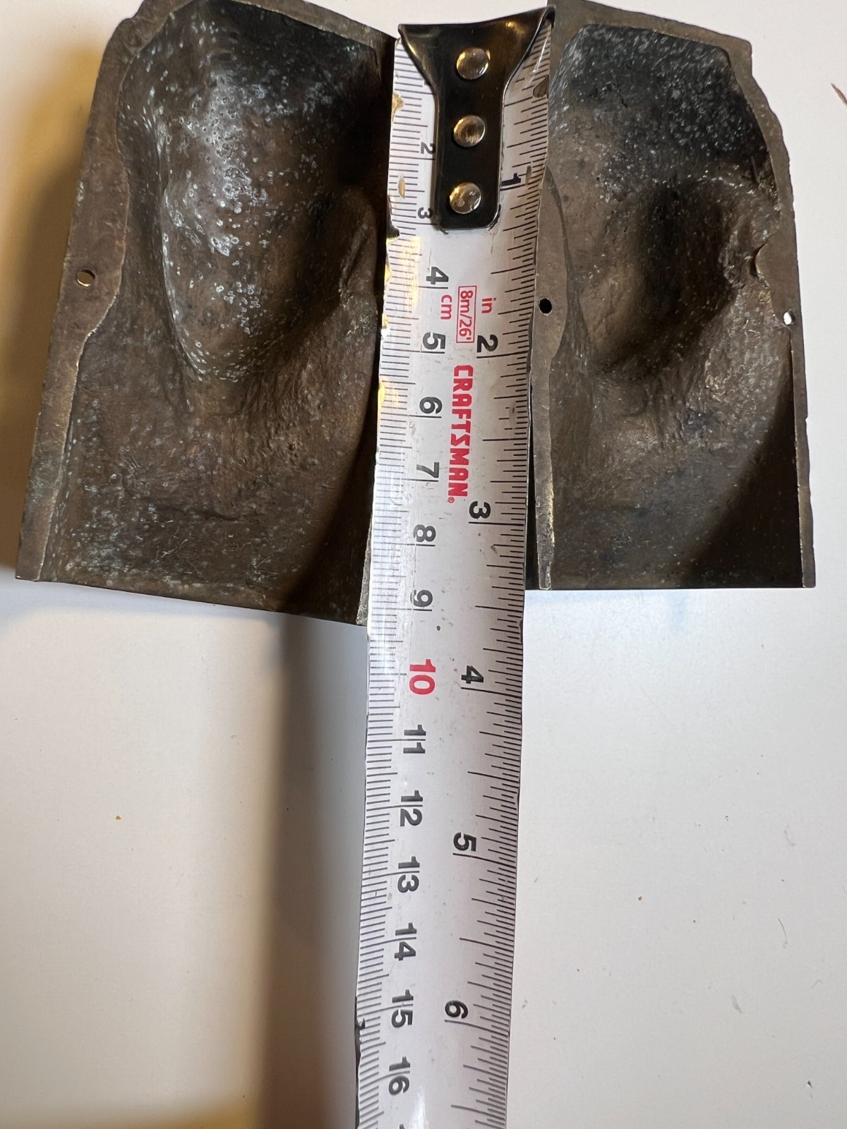 2: Antique Cast Brass Egyptian Revival Furniture Mounts Architectural Appliques