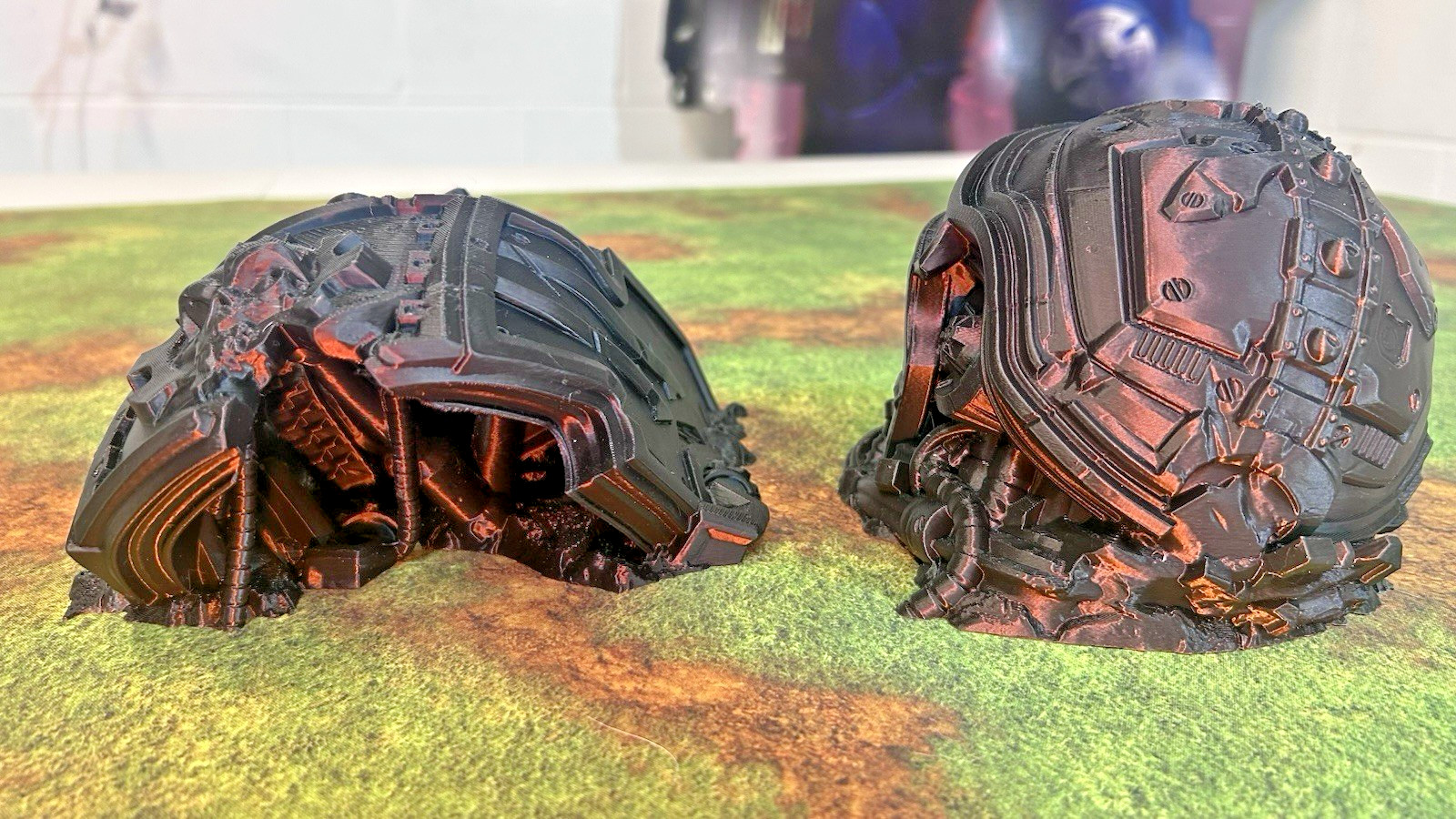 Tabletop Terrain - Fallen Titan - Perfect for Warhammer 40K/Kill Team: 7 pcs