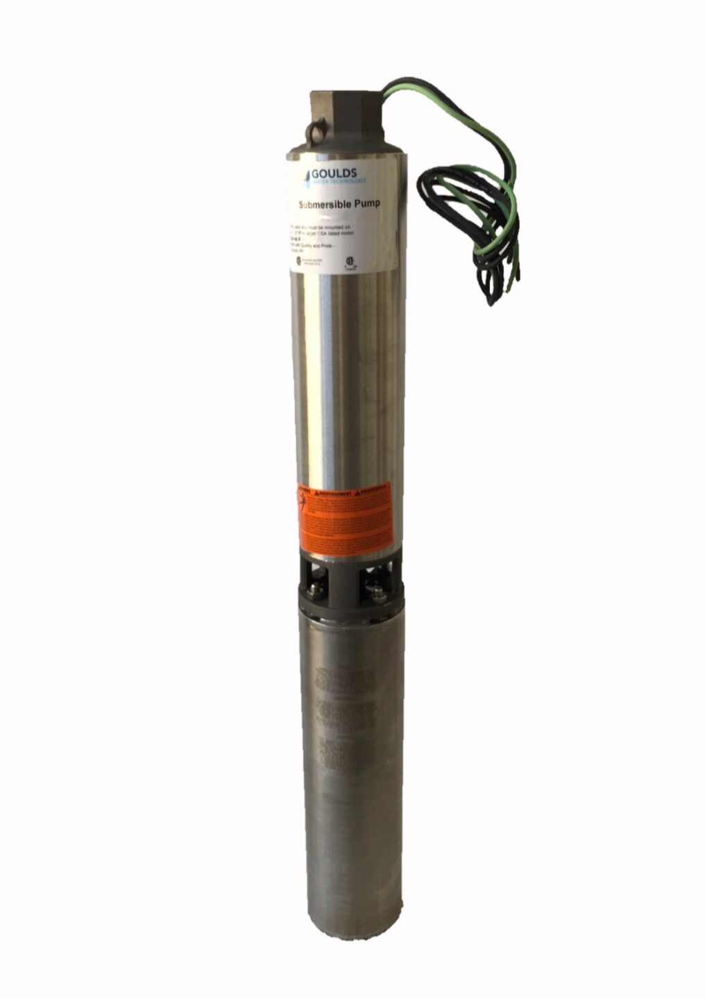 Goulds 10GS05422C, 10GPM, 1/2HP, 230V, 2 Wire, 4" Stainless Steel Well Pump NIB