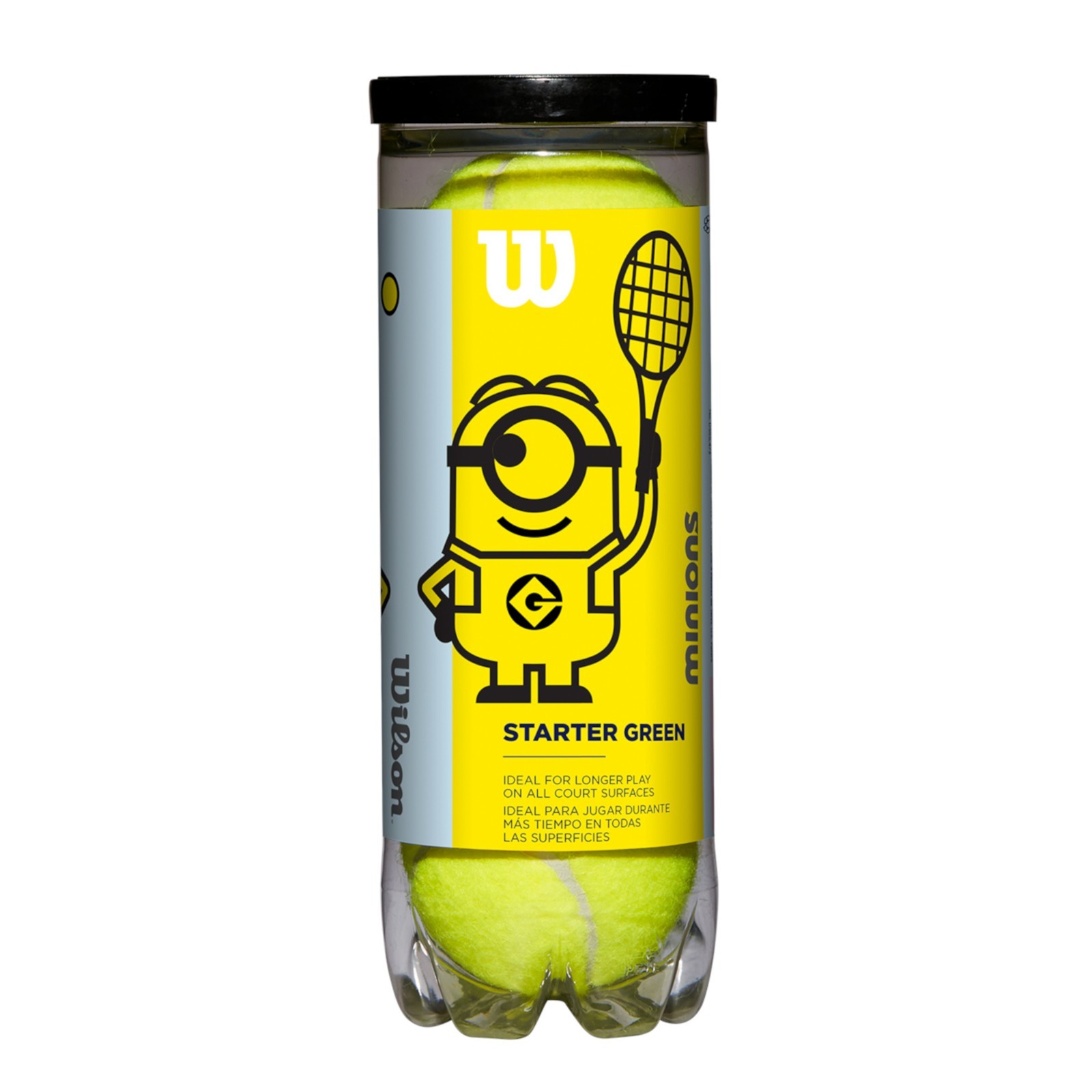 Wilson Minions Stage 1 Green Dot Tennis Balls (Case)