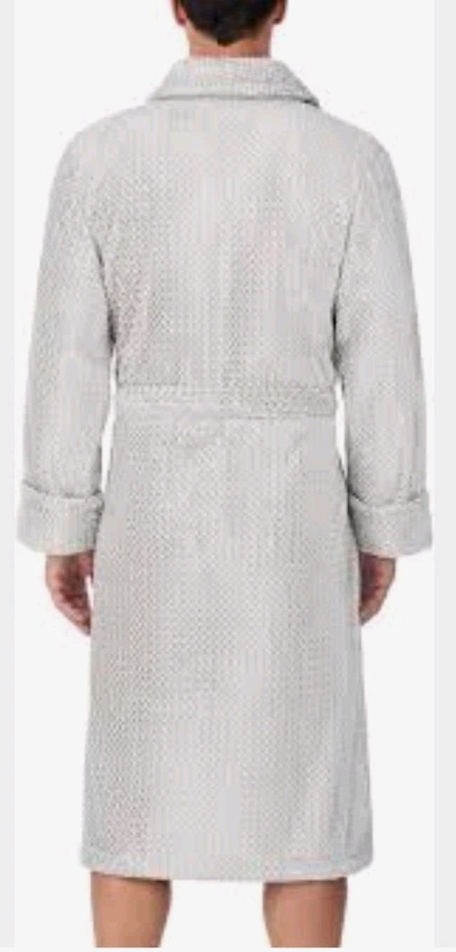 TOMMY BAHAMA MEN'S WAFFLE TERRY BATH ROBE, 100% POLYESTER.