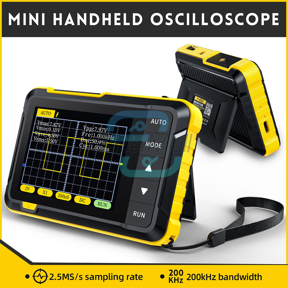 FNIRSI DSO152 Handheld Mini Oscilloscope Type-C Portable Digital Oscilloscope US