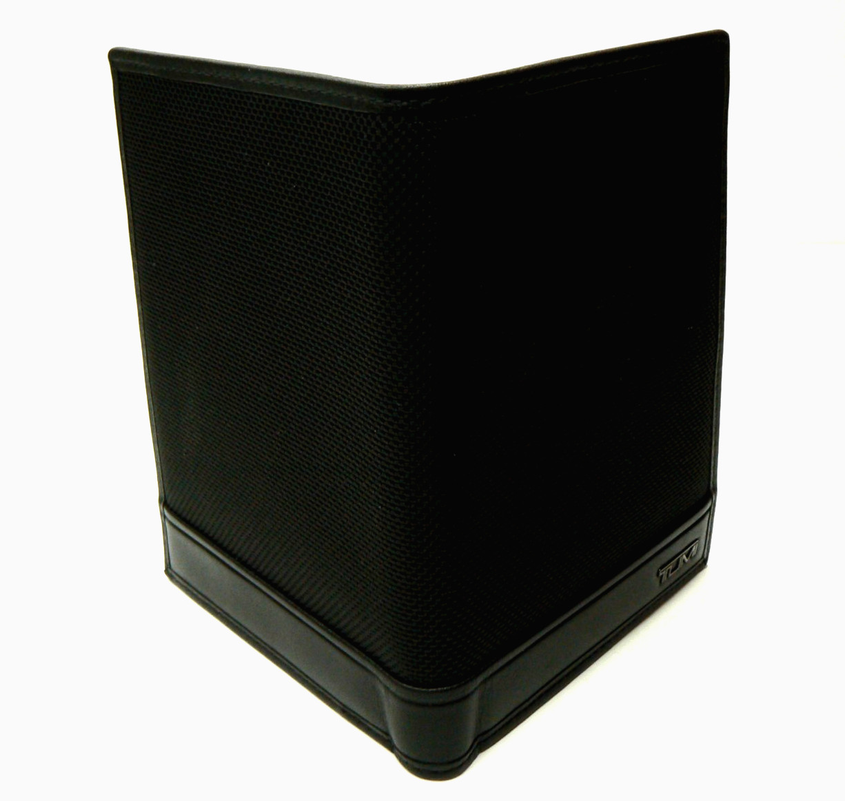 Tumi Passport Case Wallet ID & Card Holder Organizer Alpha Black Leather