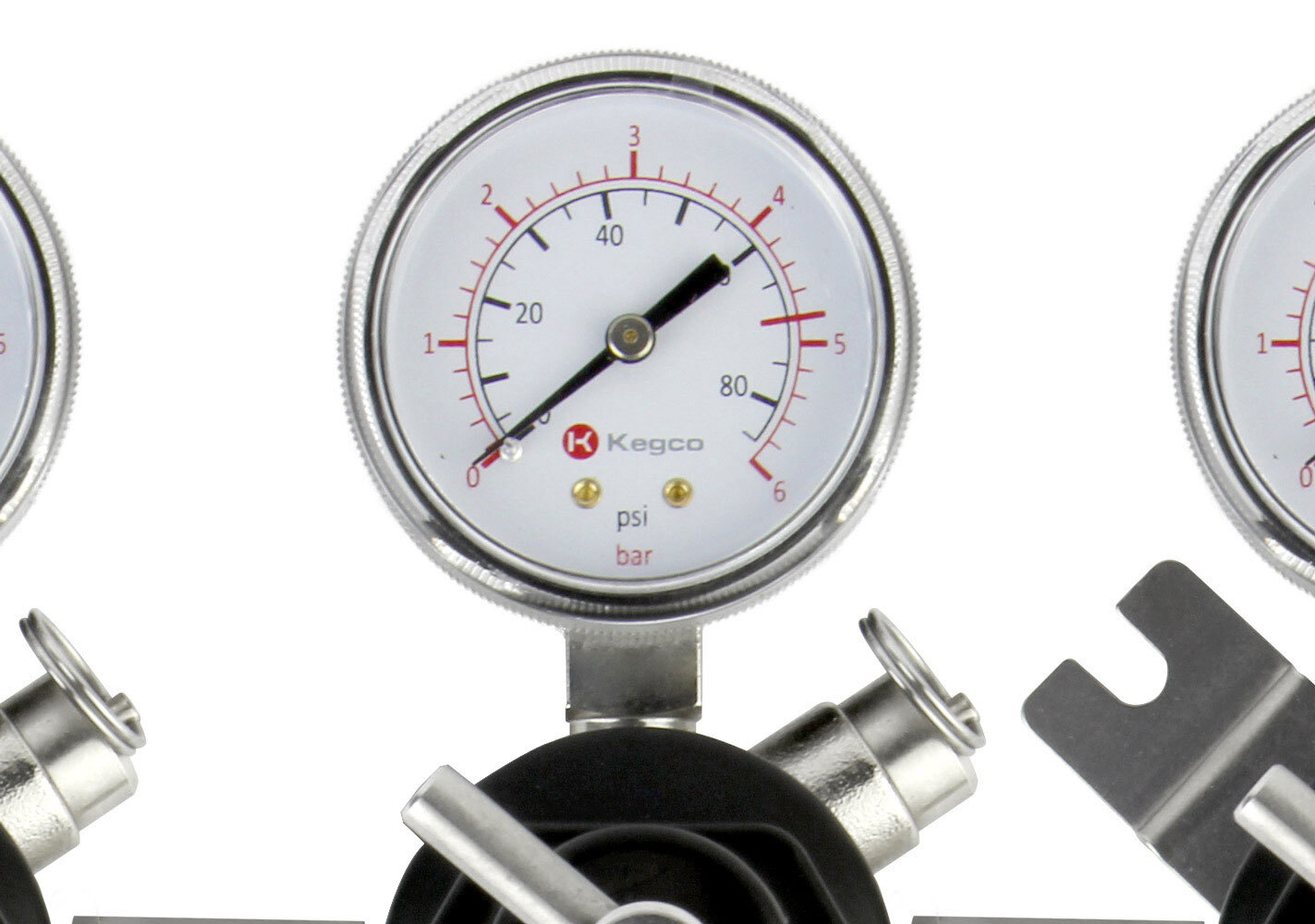 Kegco Commercial Grade Four Gauge Secondary Regulator