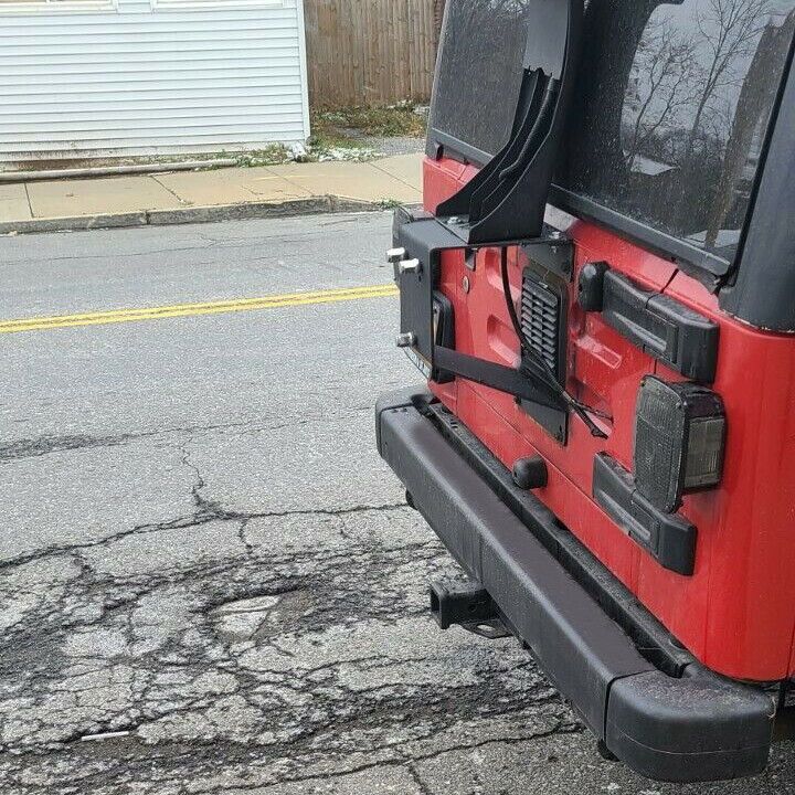 Tailgate Spare Tire Carrier Mount Replacement Fit Jeep Wrangler YJ TJ LJ 1987-06