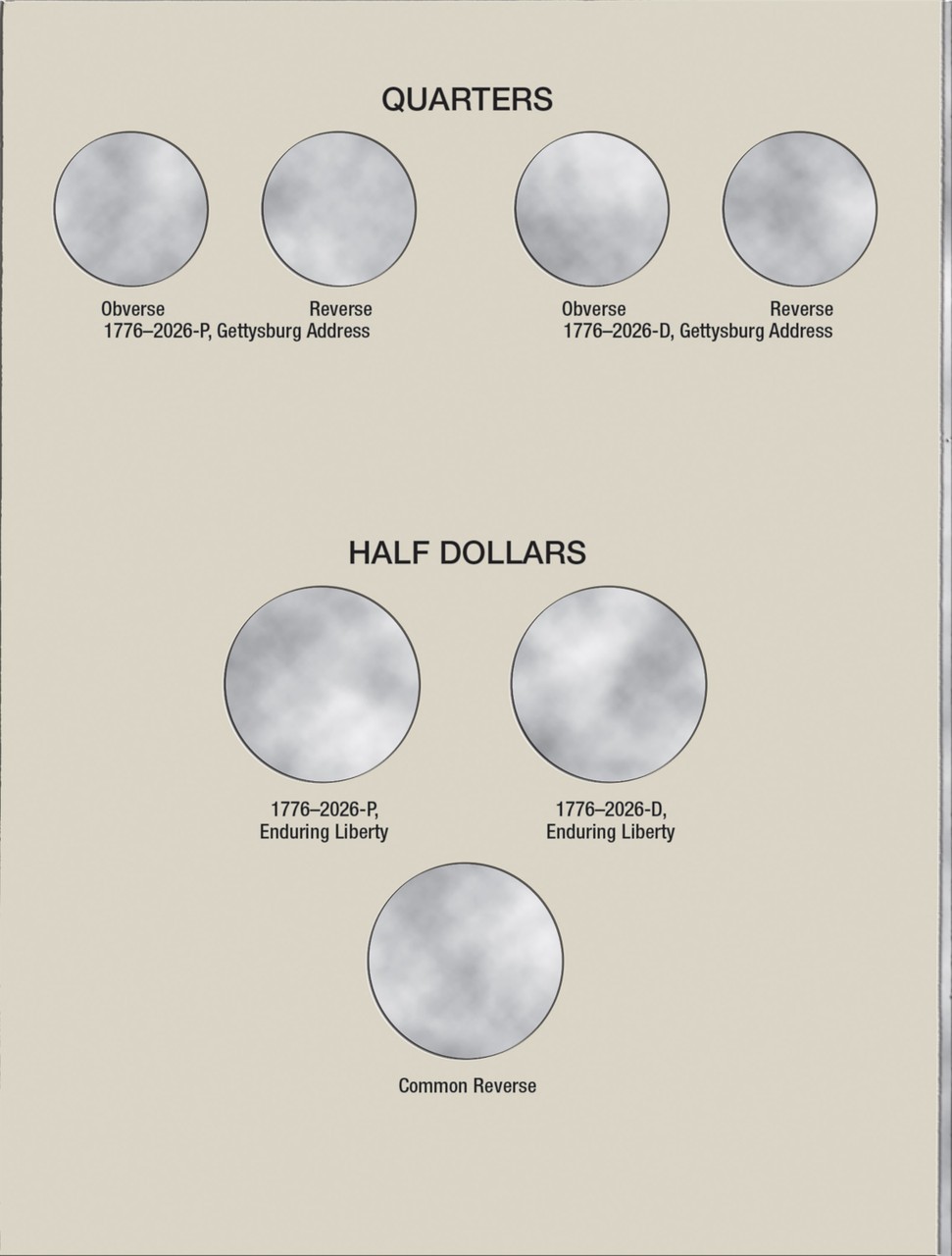 H.E. Harris® Coin Folder - United States 250th Anniversary Collection: 2026