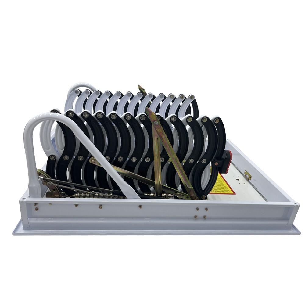 Attic Ladder Attic Pull Down Ceiling Ladder Access Stairs Carbon Steel Folding