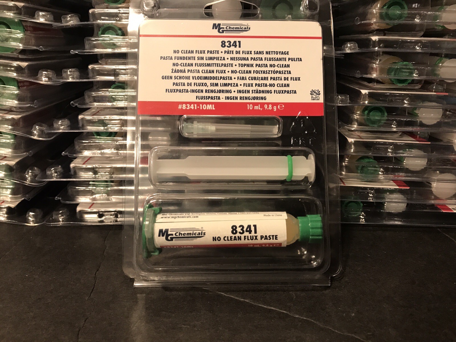 🔥 QTY: 1 ONE MG CHEMICALS 8341 NO CLEAN SOLDERING FLUX PASTE 10 mL SYRINGE NEW