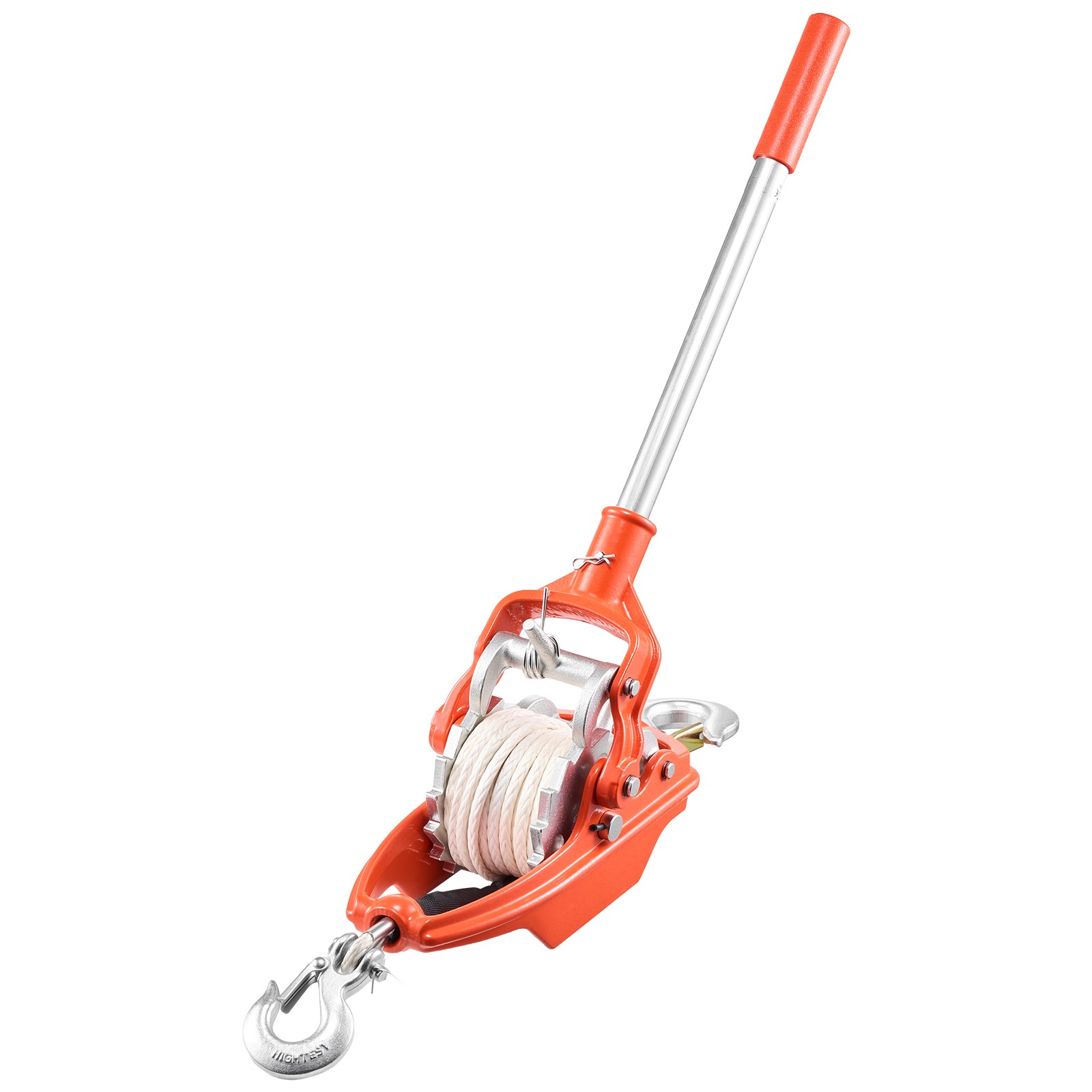 VEVOR Rope Puller 6614 lbs Capacity Come Along Winch 35 ft of 0.3 in Dia Rope