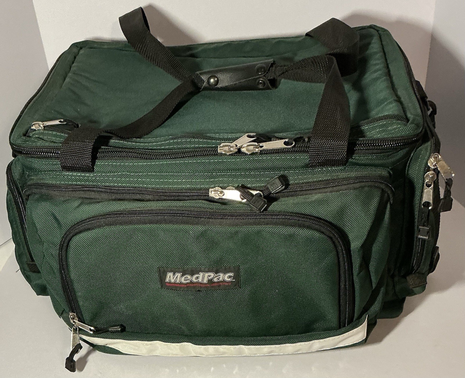 MedPac Green Soft Sided First Responder Trauma Bag Empty Large Size Medical Bag