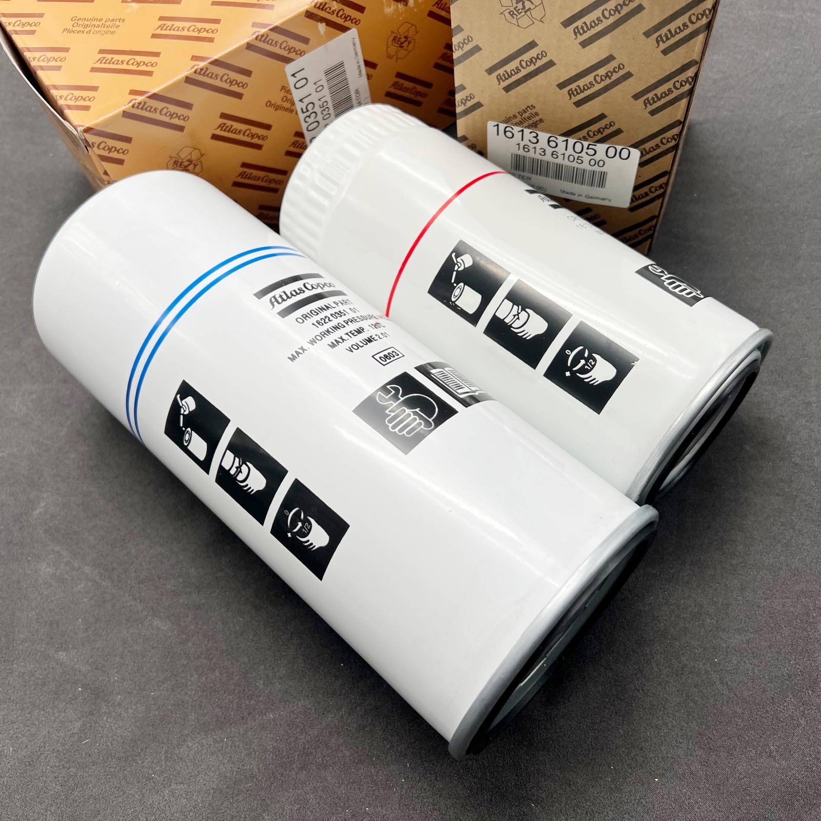 3pcs New Filter Kit 2901-0866-01 for Atlas Copco Compressor GA15-22 GA15-18-22