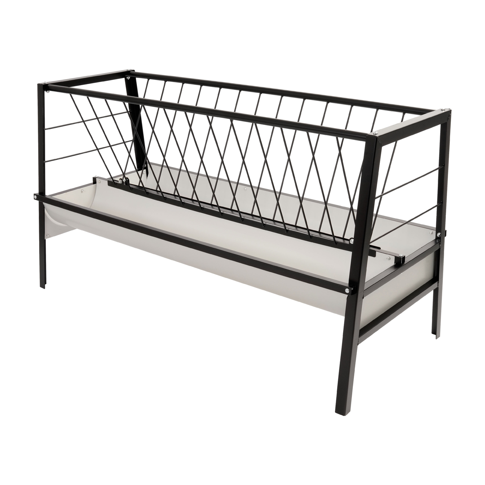 Heavy Duty Deeper Pasture Hay Feeder For Goats Sheep Miniature Horses 59" * 26"