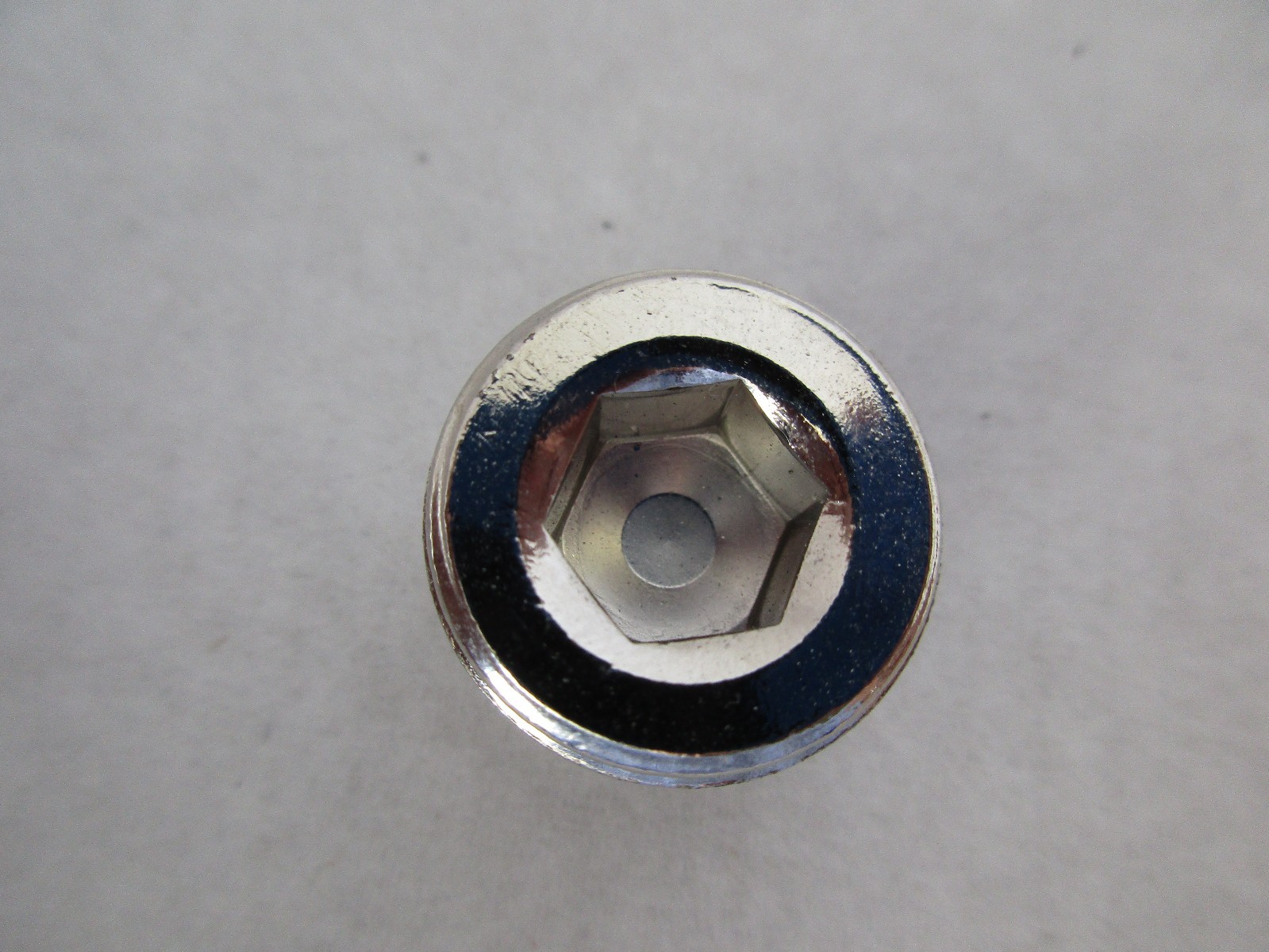 1/2" NPT PIPE FITTING PLUGS CHROME STEEL INTAKE WATER PUMP SBC BBC #4541