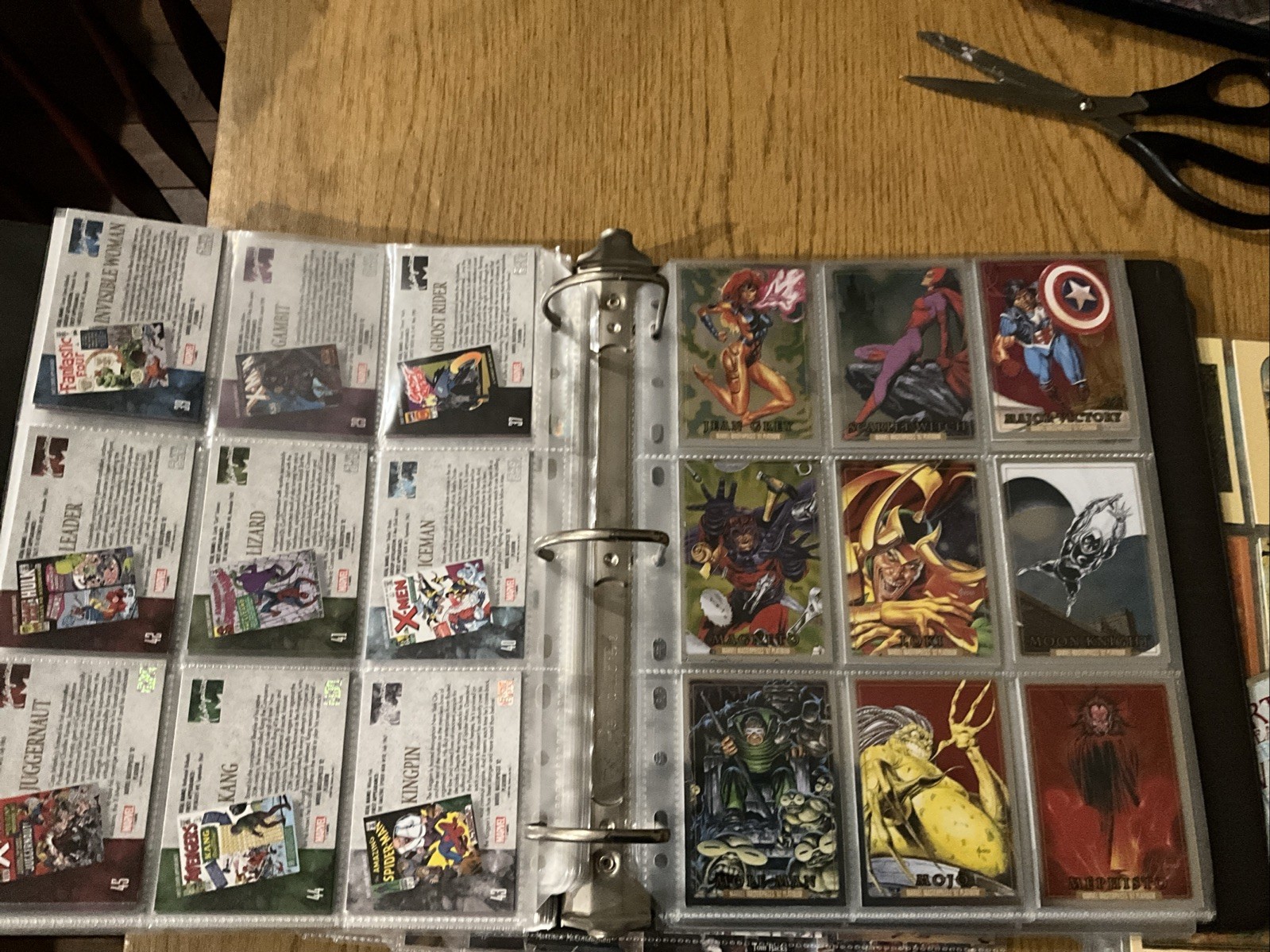 2024 Marvel Masterpieces '92 Platinum Complete Base Set Near Mint
