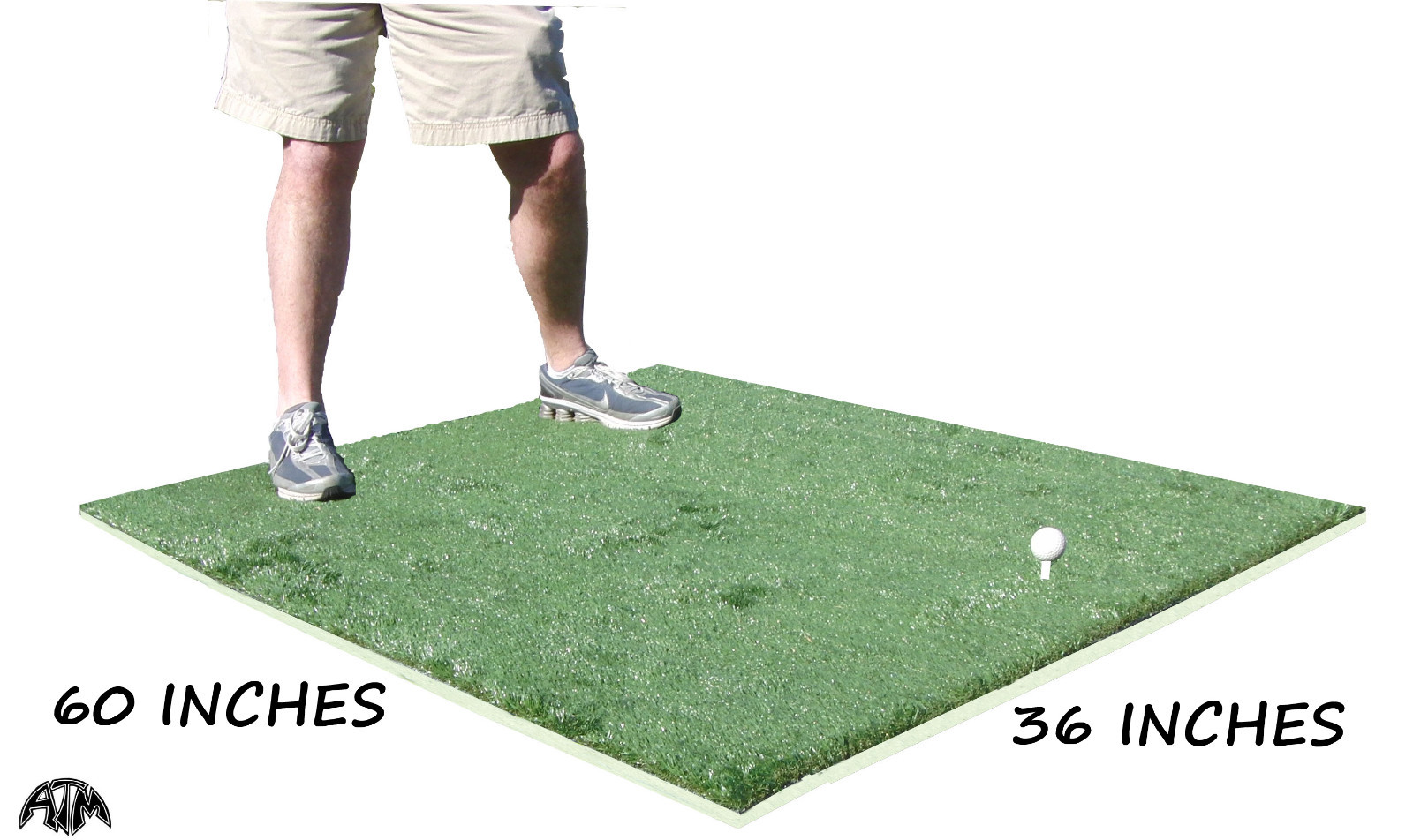 3 Ft x 5 Ft Golf Chipping Driving Commercial Fairway Practice Mat 5mm Foam Pad