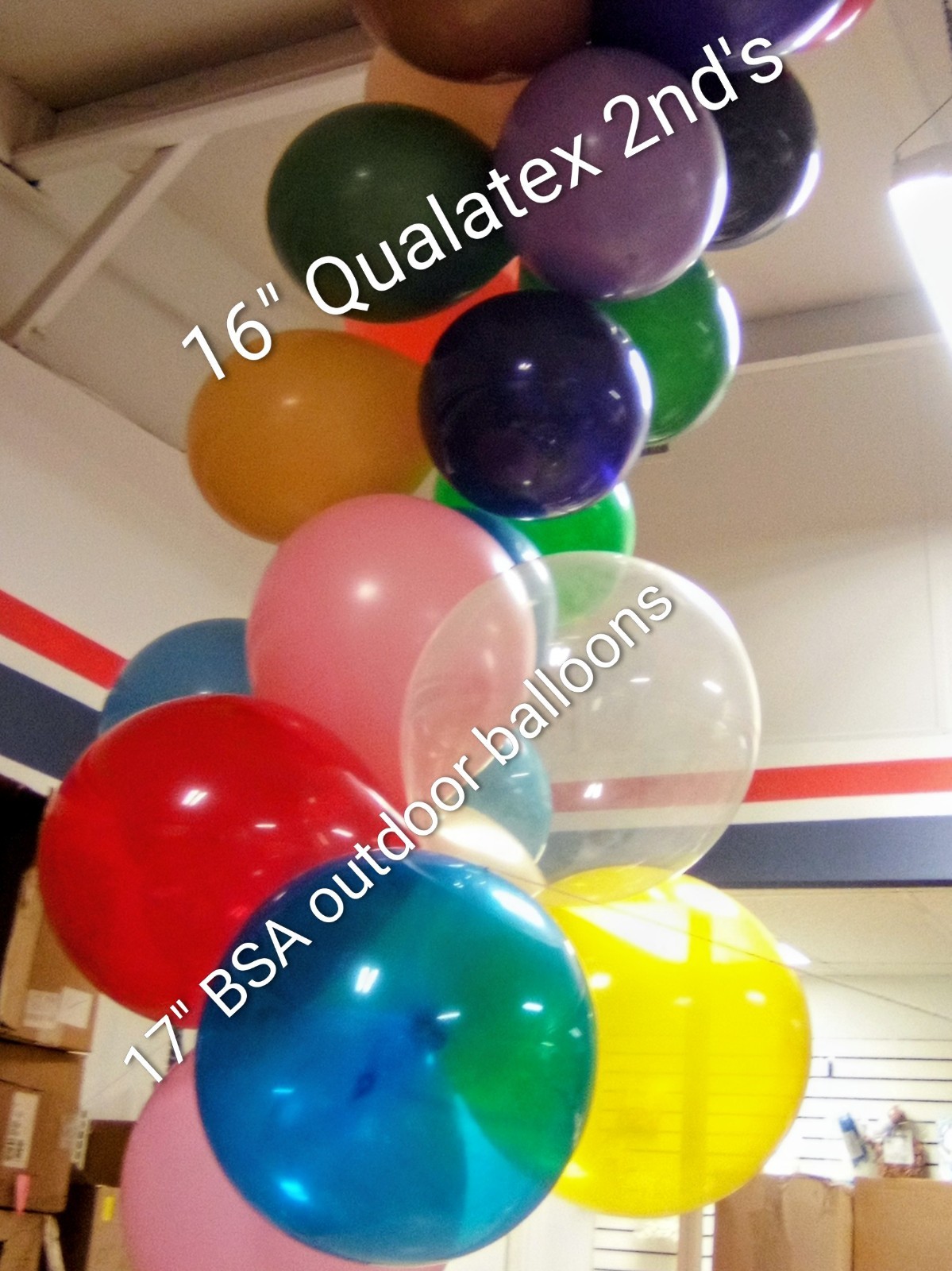 Bulk SALE-Latex 16"Slight Color Run Minimum(2000 Balloons)$0.10Each U-pic Colors