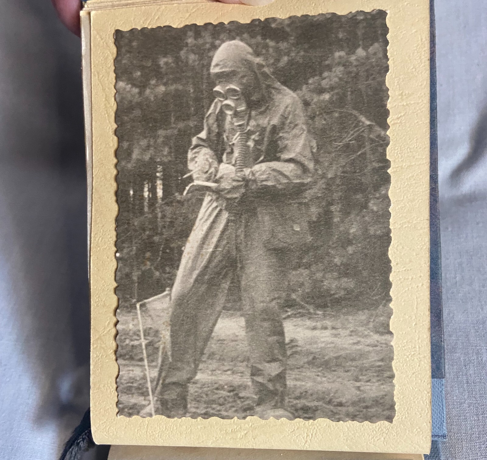 Original WWII/WW2 German Soldier Small Photo Album 5 1/4 x 3 1/2 - 33 Photos
