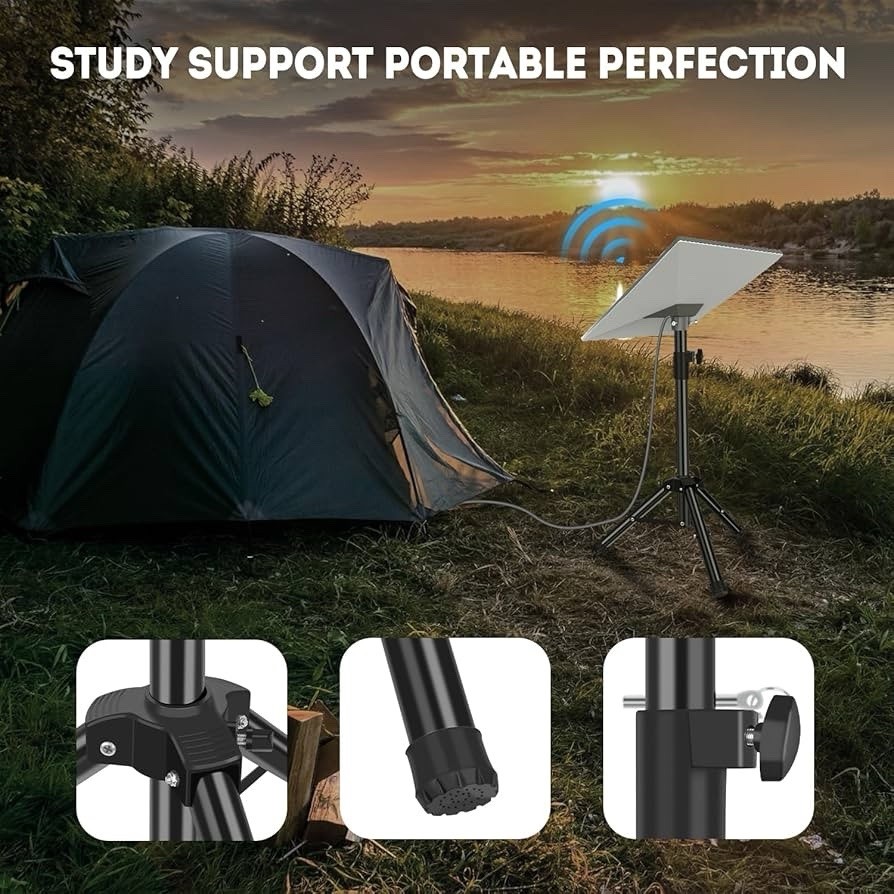 Portable Tripod Stand for Starlink Gen 3, Adjustable Mount Kit with Pipe Adapter