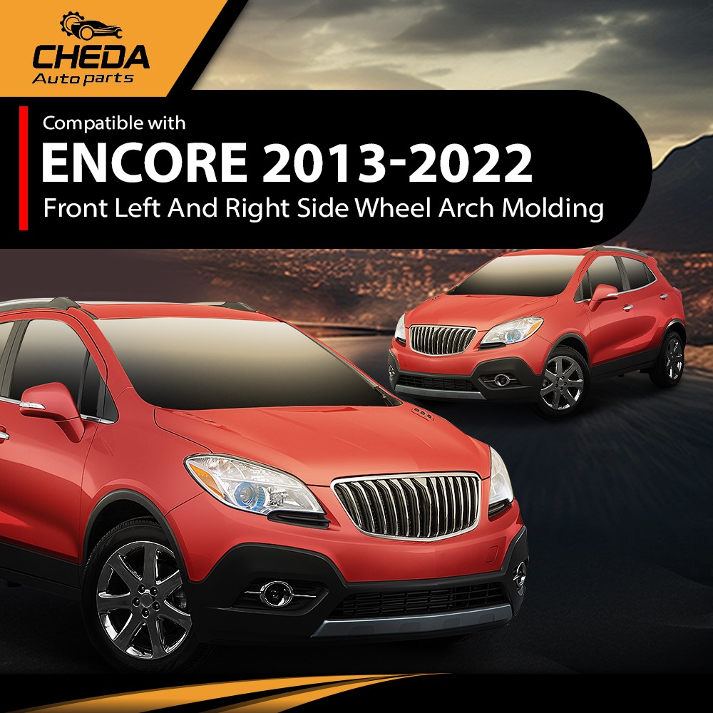 Front Wheel Arch Molding Trim Left & Right Side Fit For Buick Encore 2013-2022
