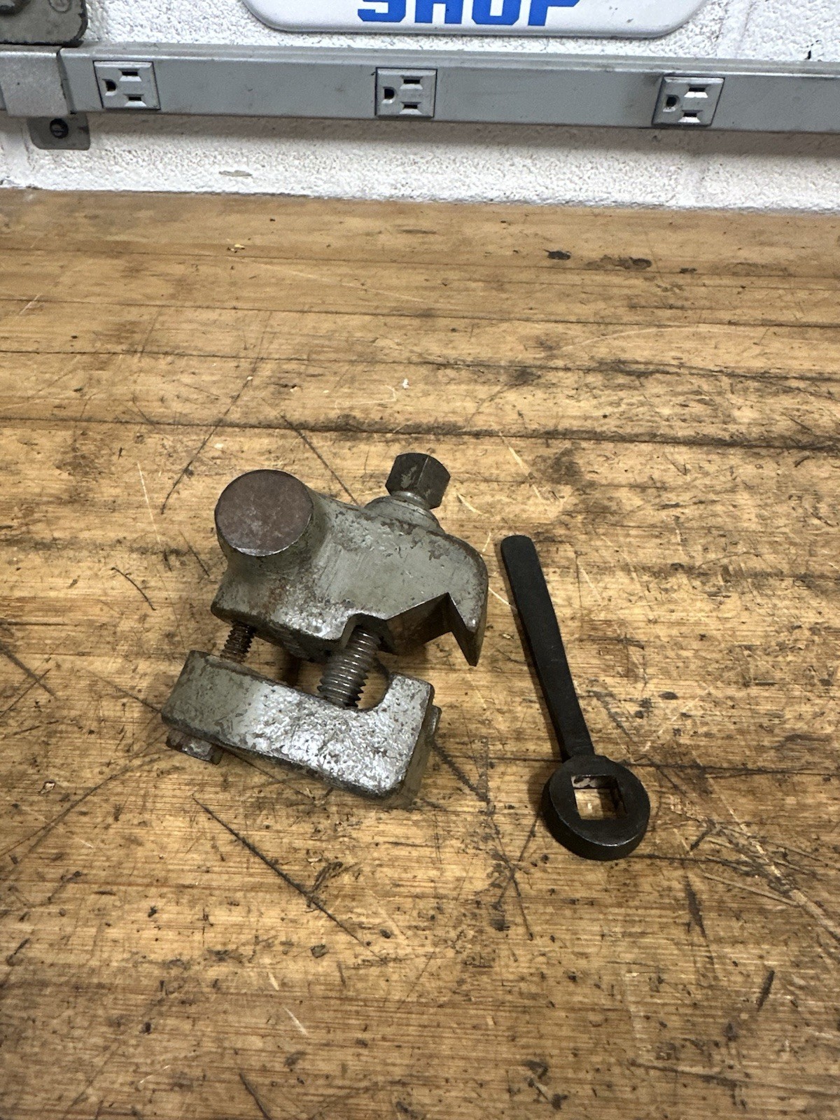 South Bend 9" 10" k Metal Lathe Carriage Stop Southbend Bed Clamp With Wrench