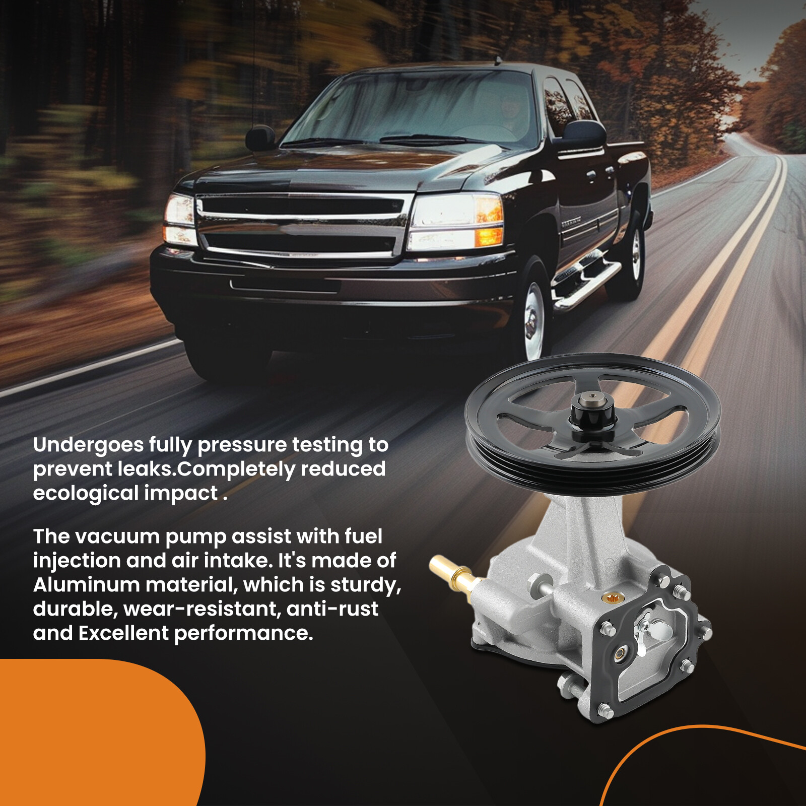 Vacuum Pump 12696313 For Chevy Silverado GMC Sierra 1500 Tahoe Yukon 2014-2020