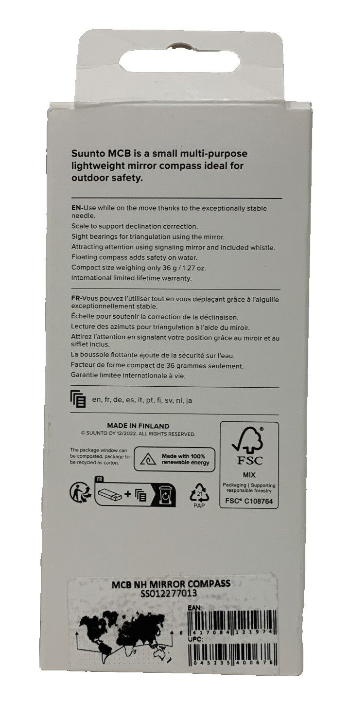 Suunto MCB NH Mirror Compass SS012277013