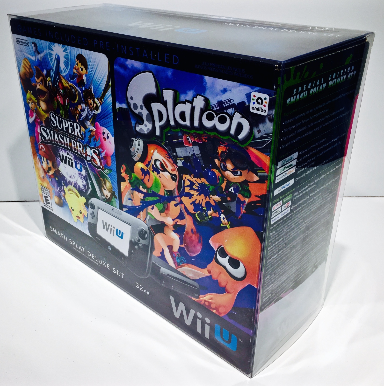 1 Clear Console Box Protector For Most Wii U Console Boxes Read! Nintendo