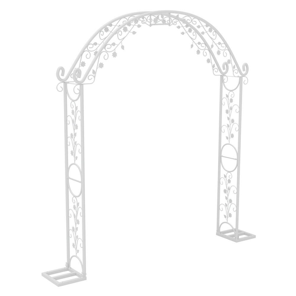 Extra Sturdy Metal Arbor Wedding Arch Garden Trellis Pergola Stand Backdrop Deco