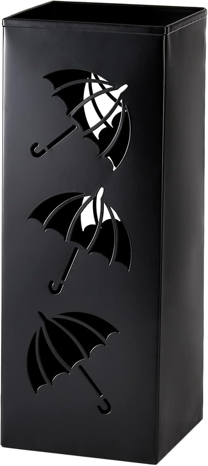 Okllen Metal Umbrella Holder Square Umbrella Stand Rack for Entryway 6.3 x