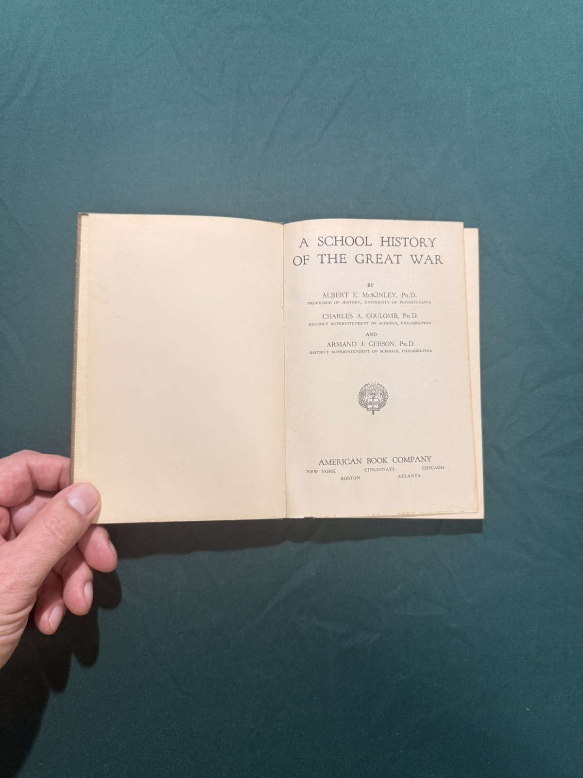 A School History of The Great War 1918