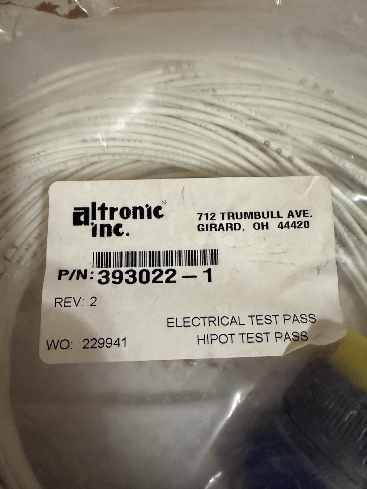 Altronic 393022 - 1 Ignition Wiring Harness New In Package