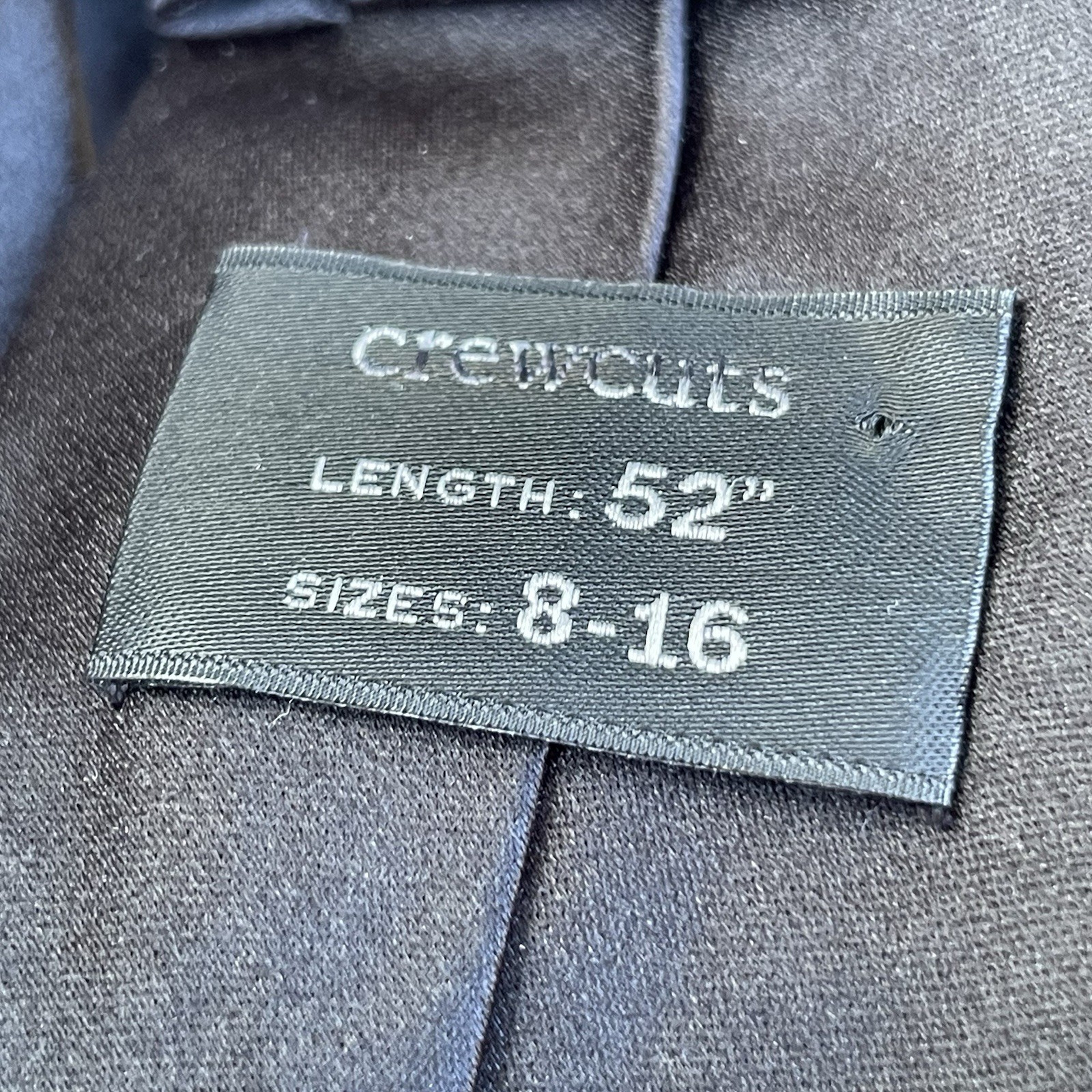 Boy's J CREW CREWCUTS Lot of 2 Neckties and Suspenders Navy Purple Stripe 2.5x52