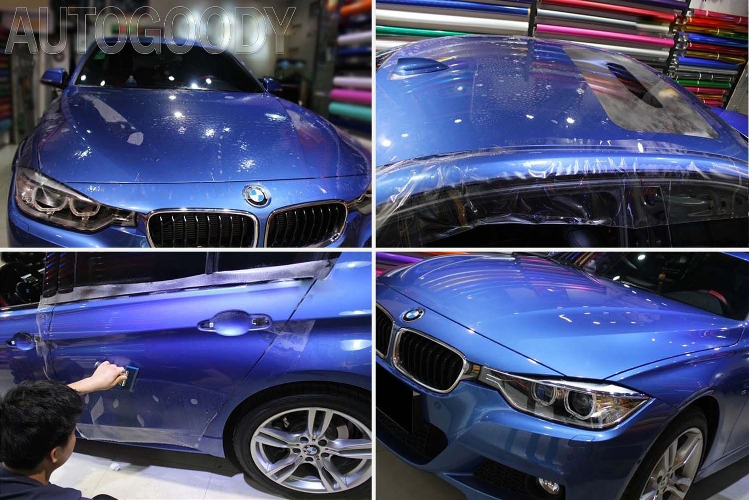 Clear Bra Paint Protection Vinyl Film Wrap Transparent Car Paint Scratch Shield